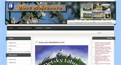 Desktop Screenshot of obec.mojzesovo.sk